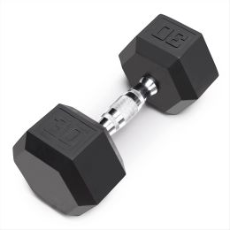 Marcy Inspire Rubber Hex Dumbbell 30 lbs SINGLE