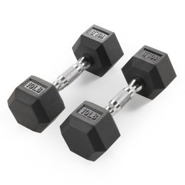Marcy Inspire Rubber Hex Dumbbell 10 lbs PAIR